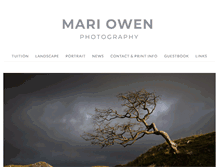 Tablet Screenshot of mariowenphotography.com